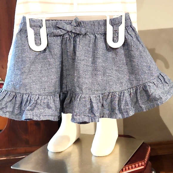 NEW GIRLS TOMMY BAHAMA 2PC SET TOP & SKIRT SIZE 18M. - Picture 5 of 6
